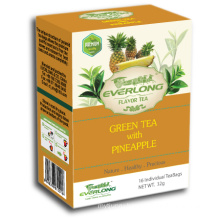 Pinapple Flavored Green Tea Pyramid Tea Bag Premium Blends Organic & EU Compliant (FTB1504)